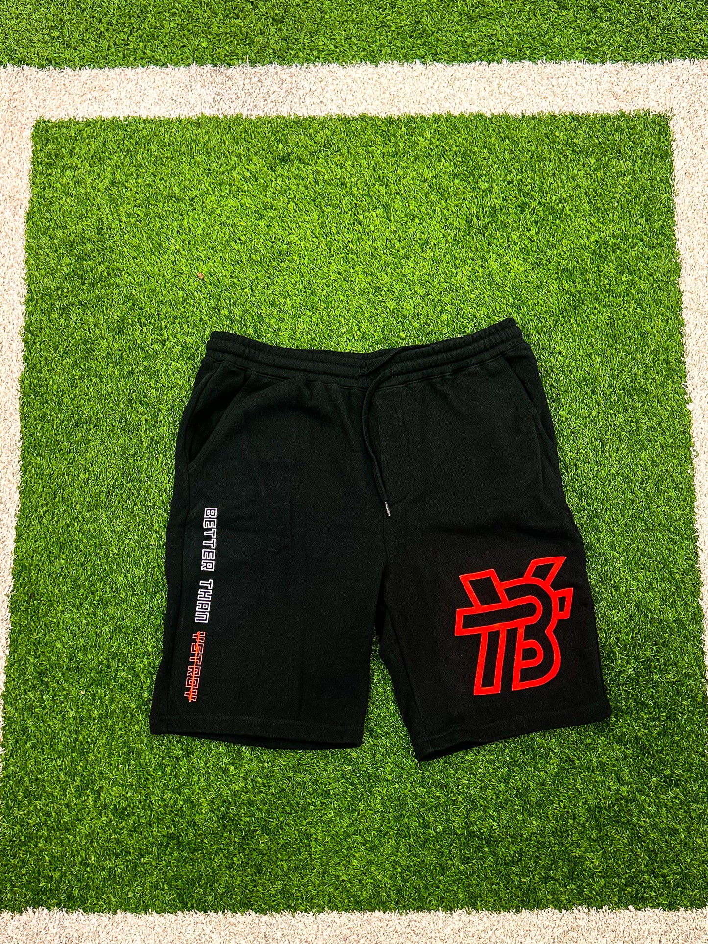 Black Shorts Red BTY Logo